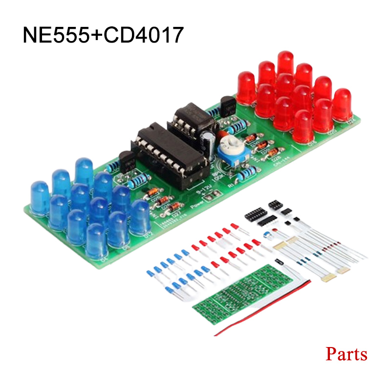 Diy Electronics Gifts - IC LED Red Blue Double Color