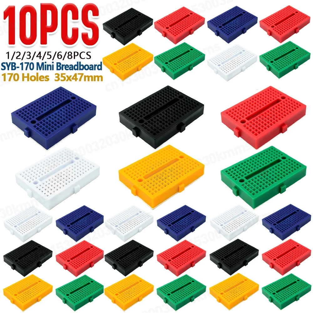 Diy Electronics Breadboard - 1-10PCS SYB-170 Mini Solderless Prototype Breadboard