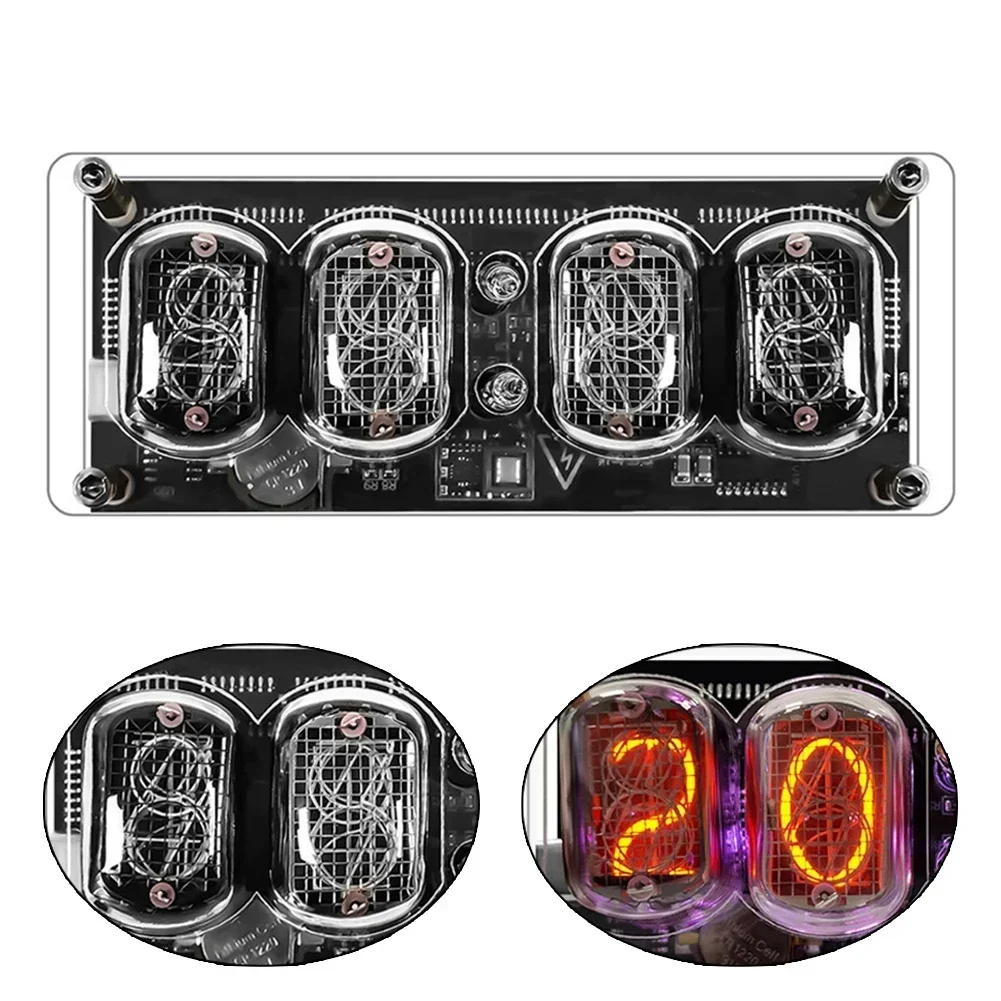 Diy Electronics Gifts - LED Lamp Tube IN12 Nixie Clock