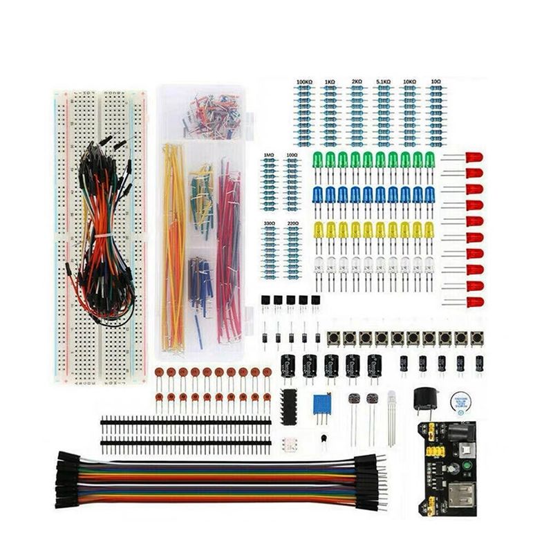 Diy Electronics Components Kit - T23C MB-102 DIY Project Starter Kit