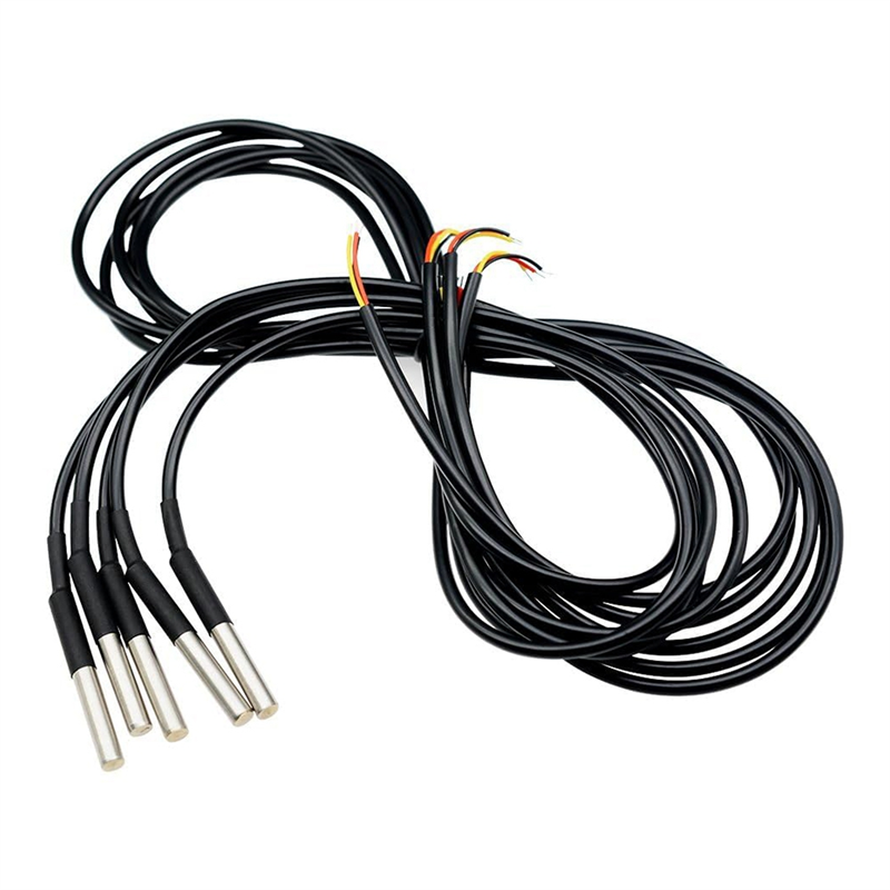 Ds18B20 Temperature Sensor - AT21-Digital Thermostat Sensor 5Pcs 5M DS18B20