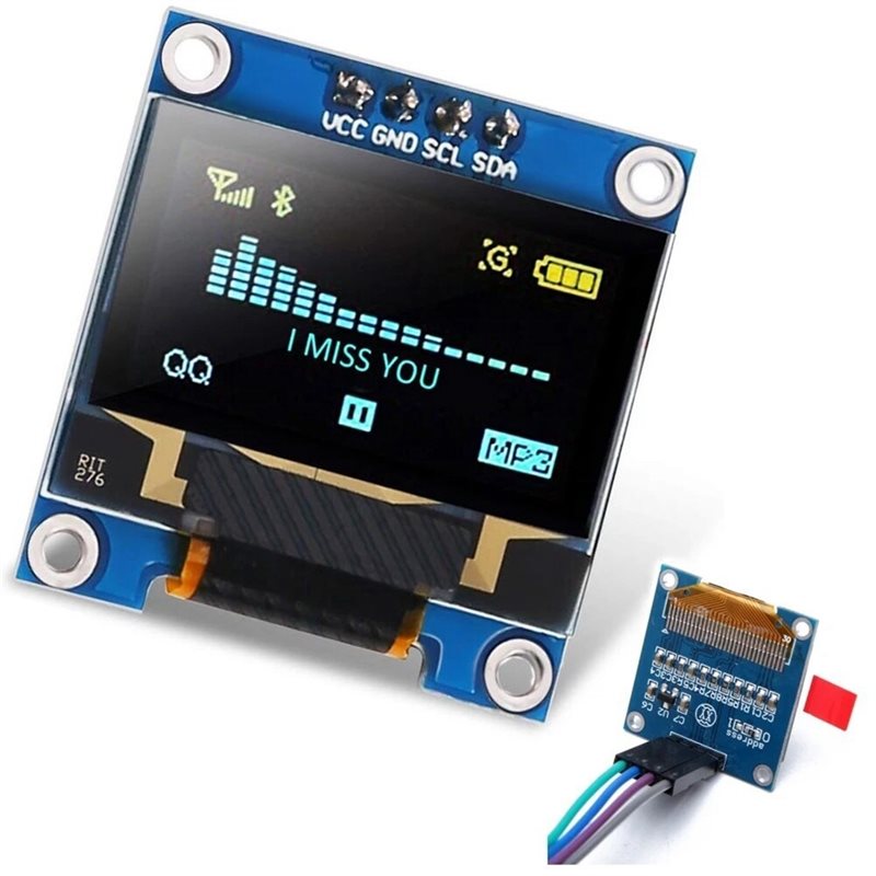 Arduino Diy Electronics - 1602+0.96-Inch Display Electronic DIY Kit For