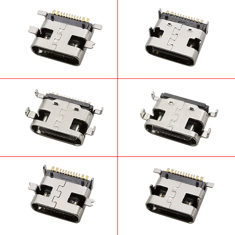 Smd Solder Paste - 10Pcs USB Type C Female 16