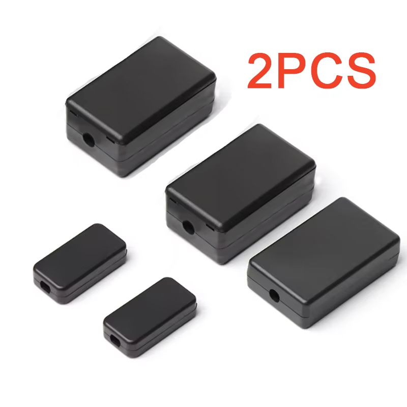 Diy Electronics Box - 2PCS Plastic Waterproof Black Box DIY