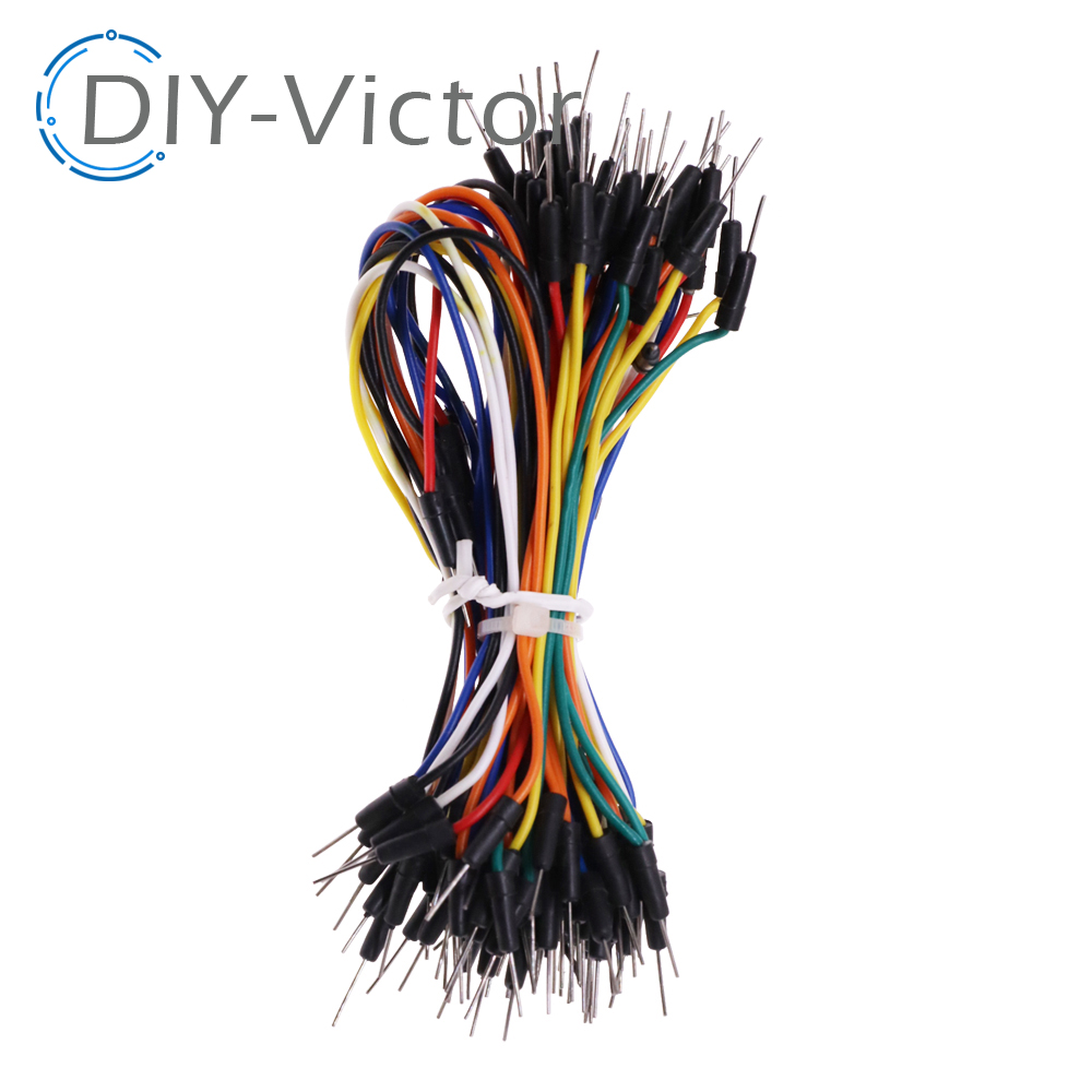Breadboard Jumper Wire - 65pcs,New Solderless Flexible Breadboard Jumper Cable