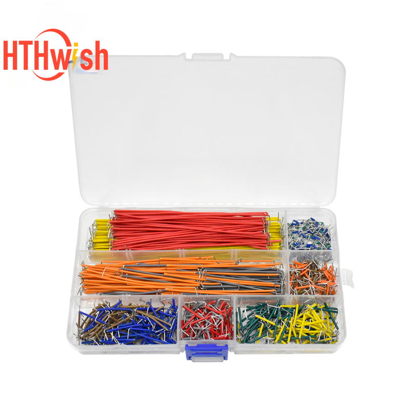 Diy Electronics Breadboard - 140-840Pcs Preformed Breadboard Jumper Wire Kit