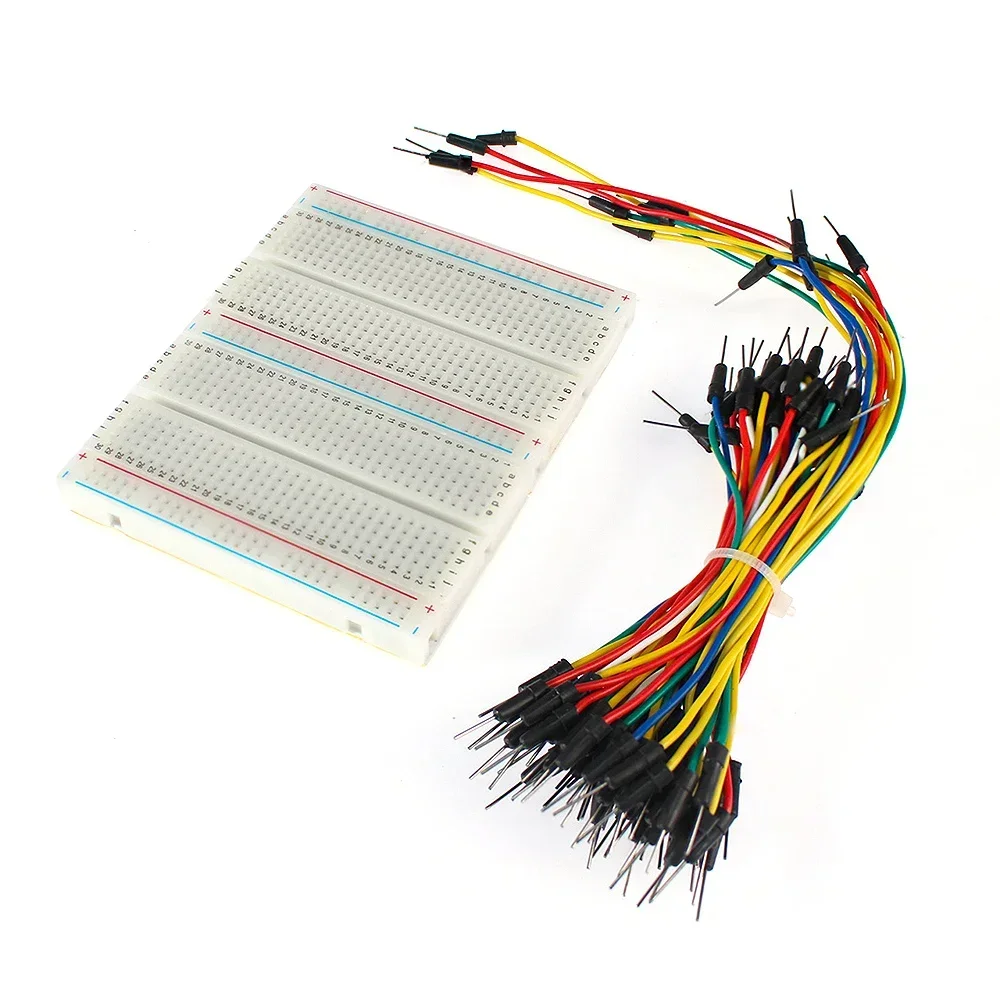 Diy Electronics Breadboard - 400/750/830Tie DIY PCB Breadboard Kit Jumpers