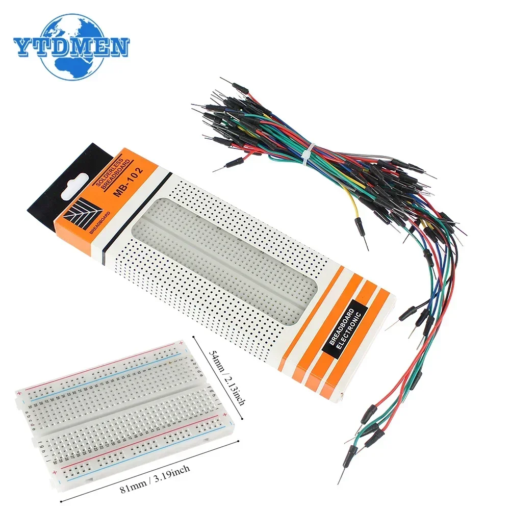 Diy Electronics Breadboard - MB-102 Breadboard 400 830 Points Solderless