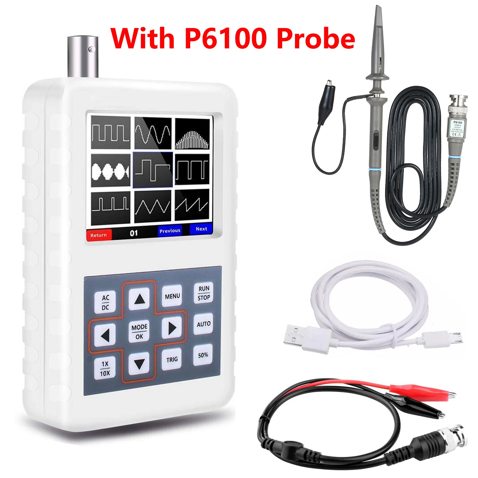 Oscilloscope Dso Mini - USB Handheld Mini Portable 5M Bandwidth