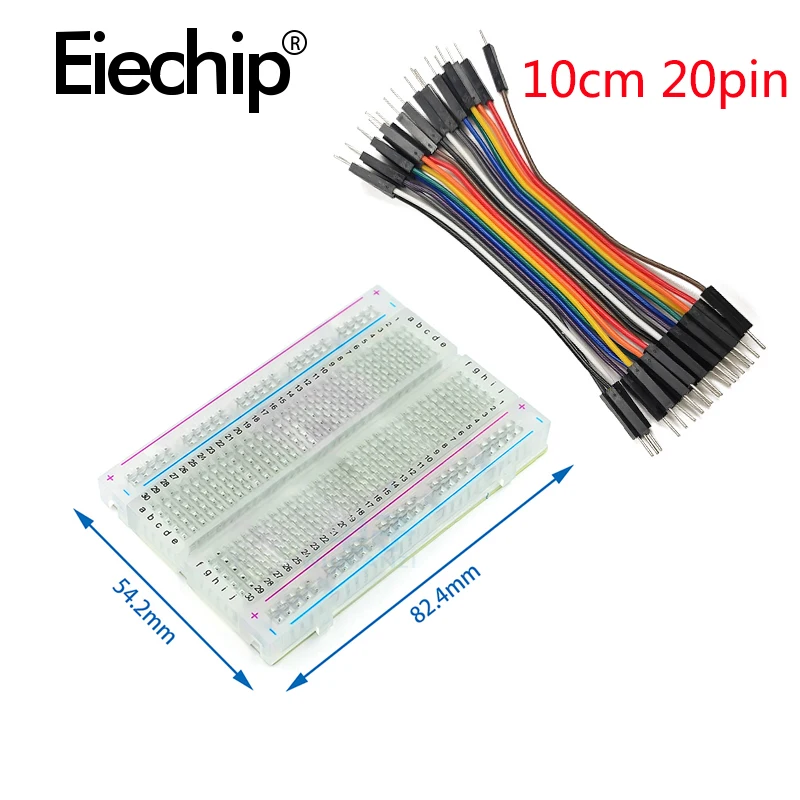 Diy Electronics Breadboard - 400 Points Solderless PCB Breadboard Mini