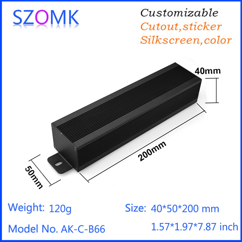Diy Electronics Box - 1Piece 40*50*200mm Aluminum Box Enclosure Electronics