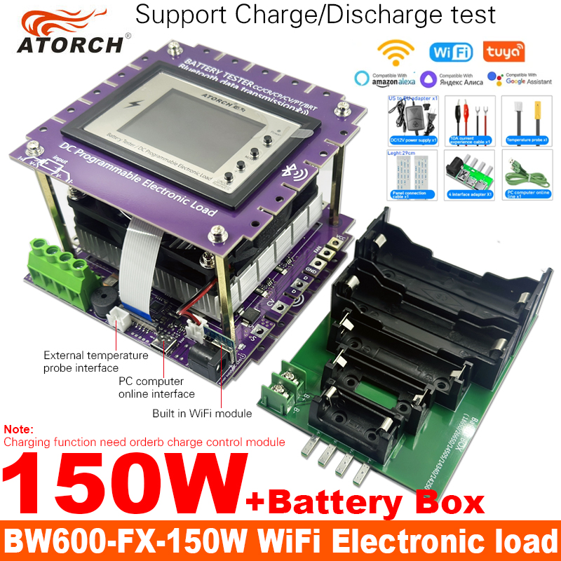 Diy Electronic Load - BW600-FX-150W DC1-200V 30A WiFi Tuya Electronic