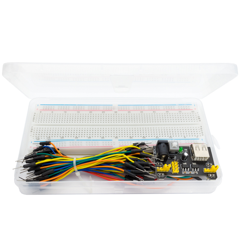 Diy Electronics Breadboard - 3.3V/5V MB102 Breadboard+ MB-102 830 points