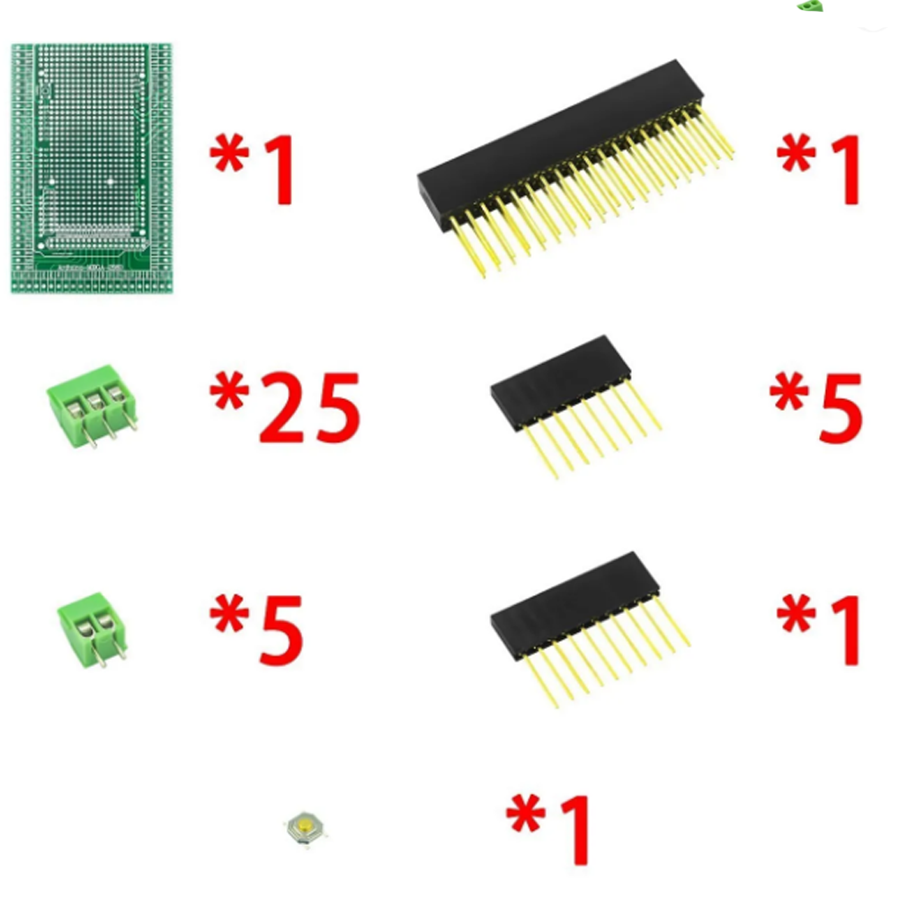 Double-Sided PCB Prototype Shi - огляд і ціна Arduino Diy Electronics