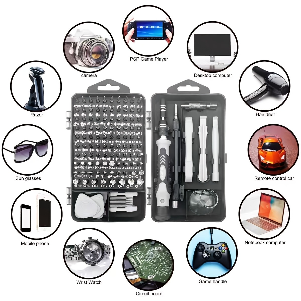 115in1 Screwdriver Bit Set, Hi - огляд і ціна Diy Electronics Components Kit