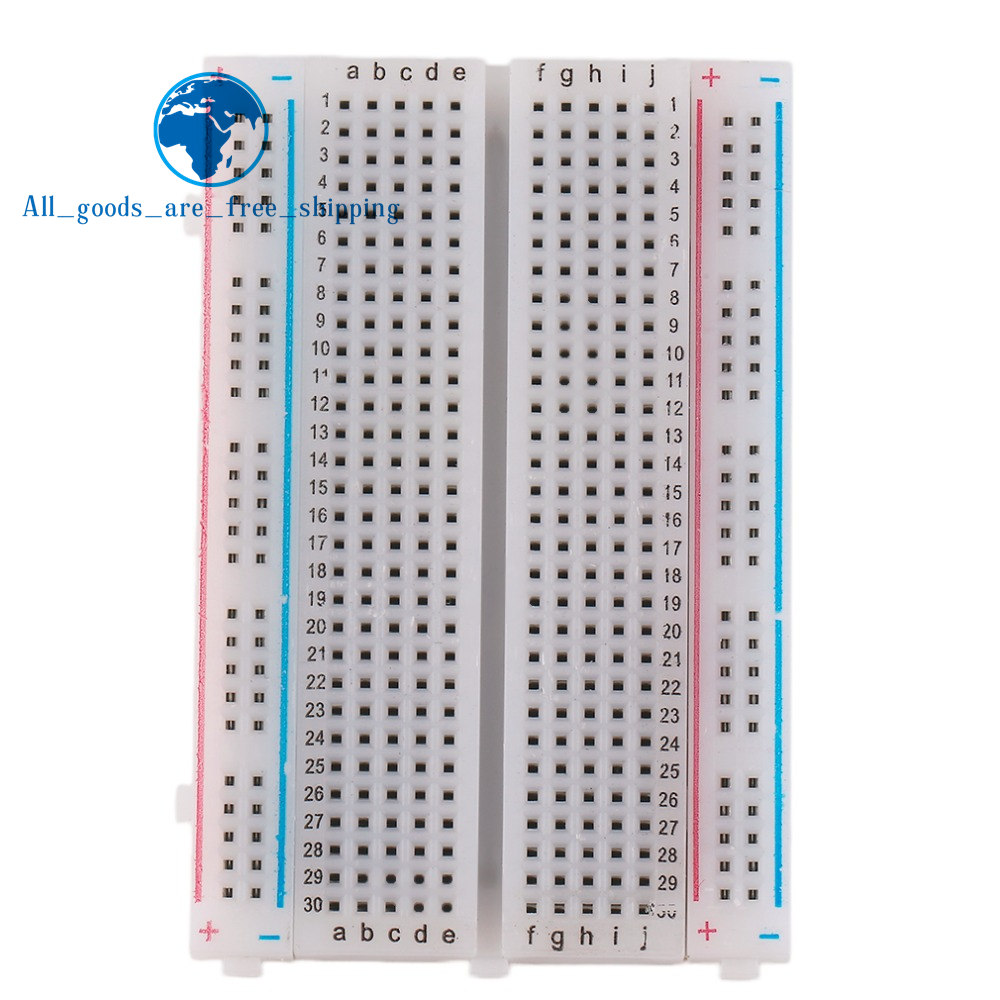 1/3pcs 8.5x5.5cm 400 Tie Point - огляд і ціна Diy Electronics Breadboard