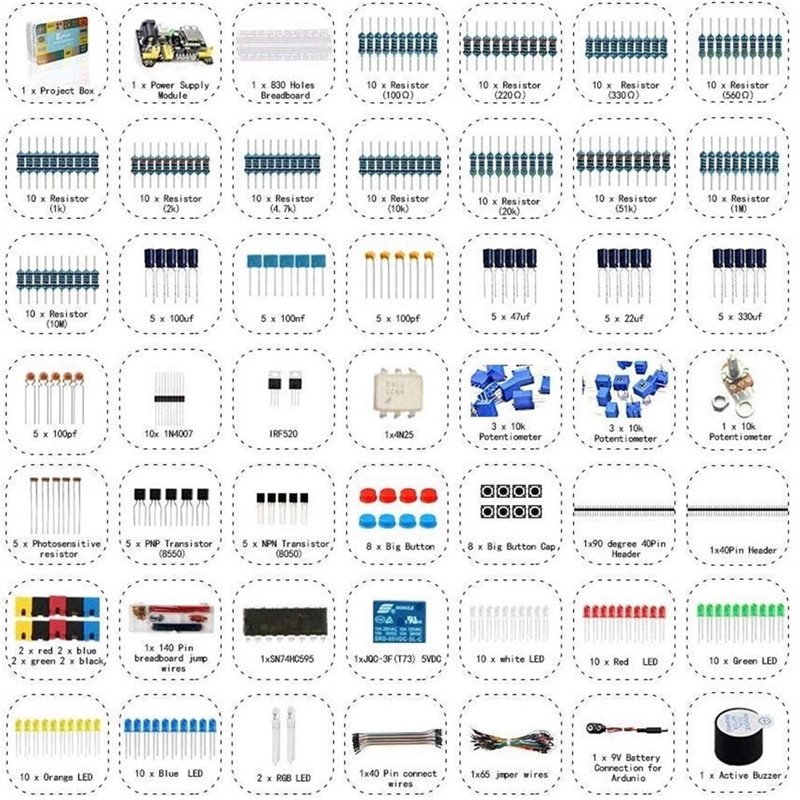 New Design~ Electronic Compone - огляд і ціна Diy Electronics Components Kit