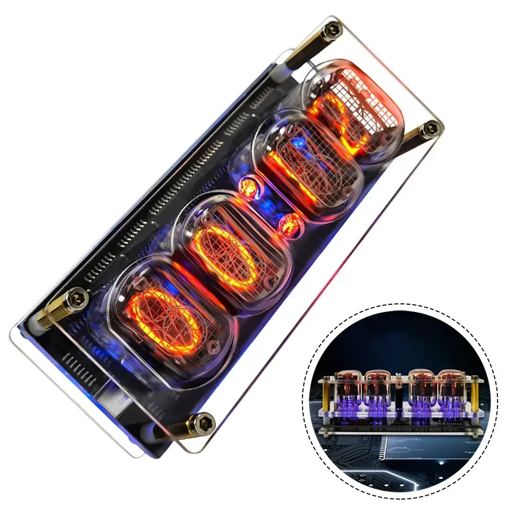LED Lamp Tube IN12 Nixie Clock - огляд і ціна Diy Electronics Gifts