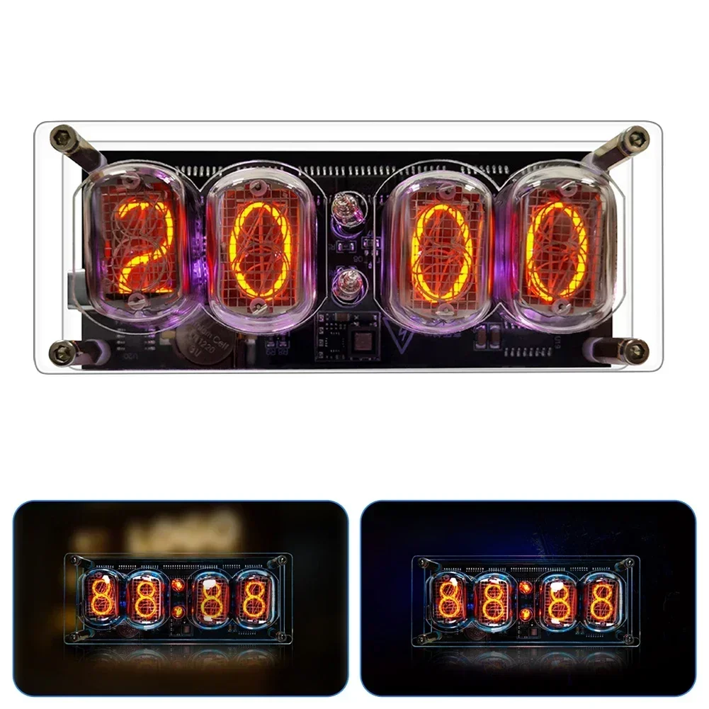 LED Lamp Tube IN12 Nixie Clock - огляд і ціна Diy Electronics Gifts