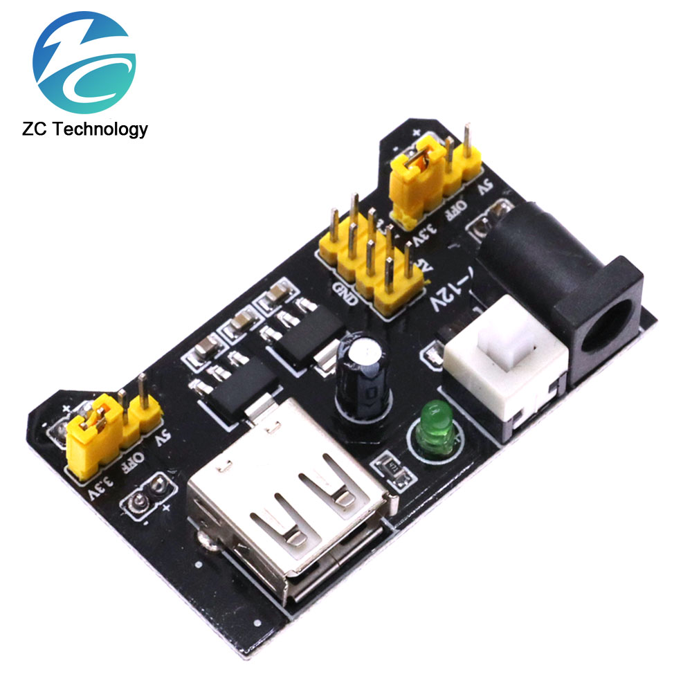 3.3V/5V MB102 Breadboard Power - огляд і ціна Diy Electronics Breadboard