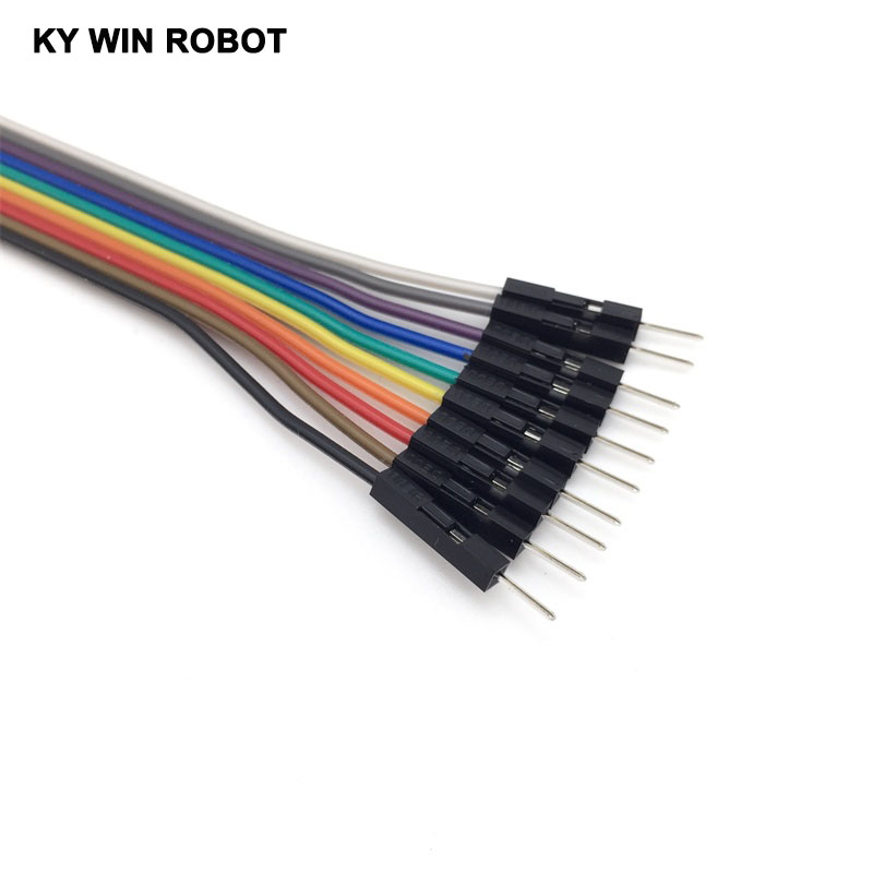 DuPont line 10pcs 10cm 2.54mm  - огляд і ціна Breadboard Jumper Wire