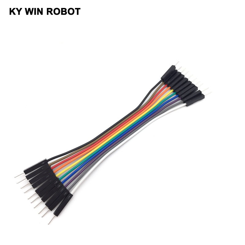 DuPont line 10pcs 10cm 2.54mm  - огляд і ціна Breadboard Jumper Wire