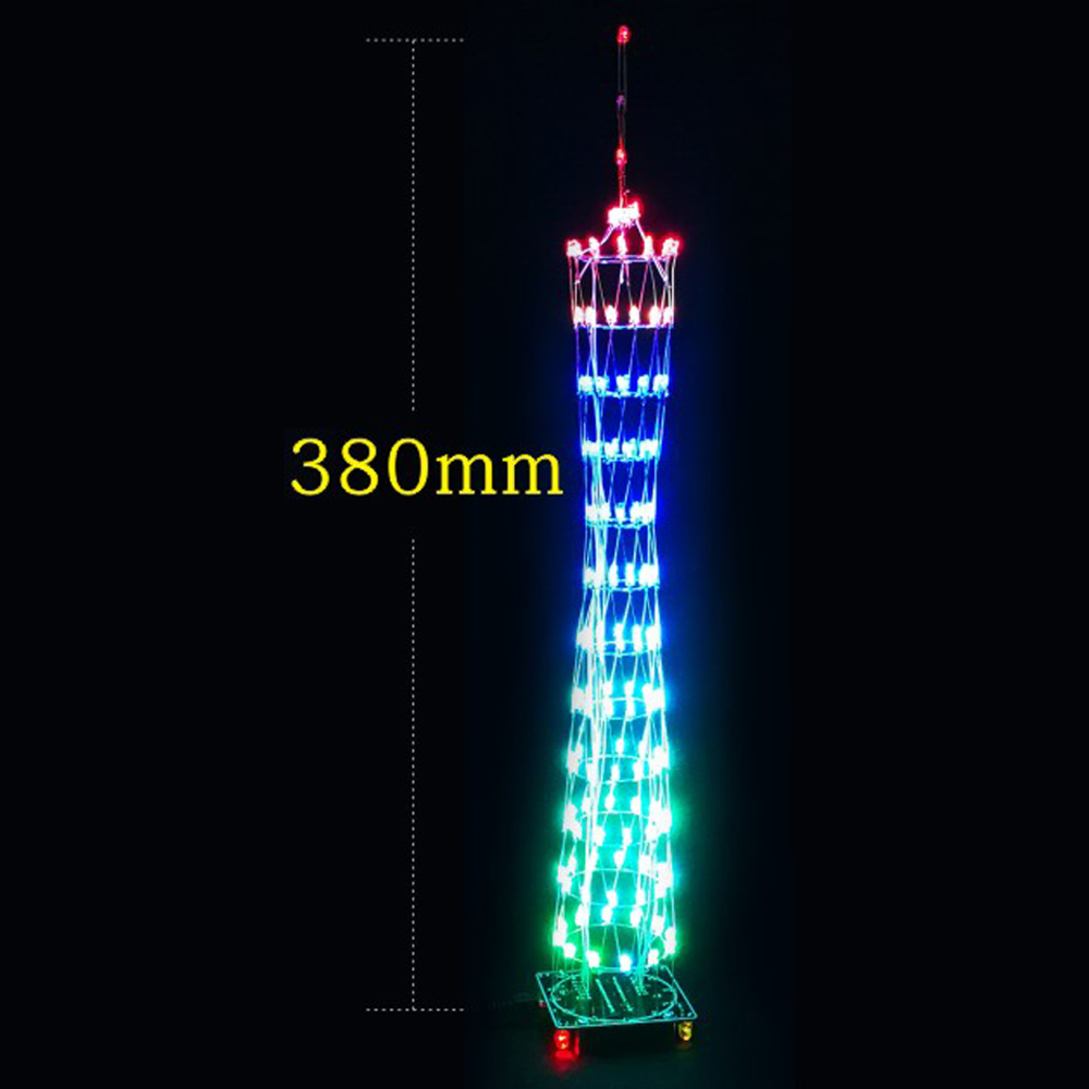 DIY LED Small Guangzhou Tower  - огляд і ціна Diy Electronics India