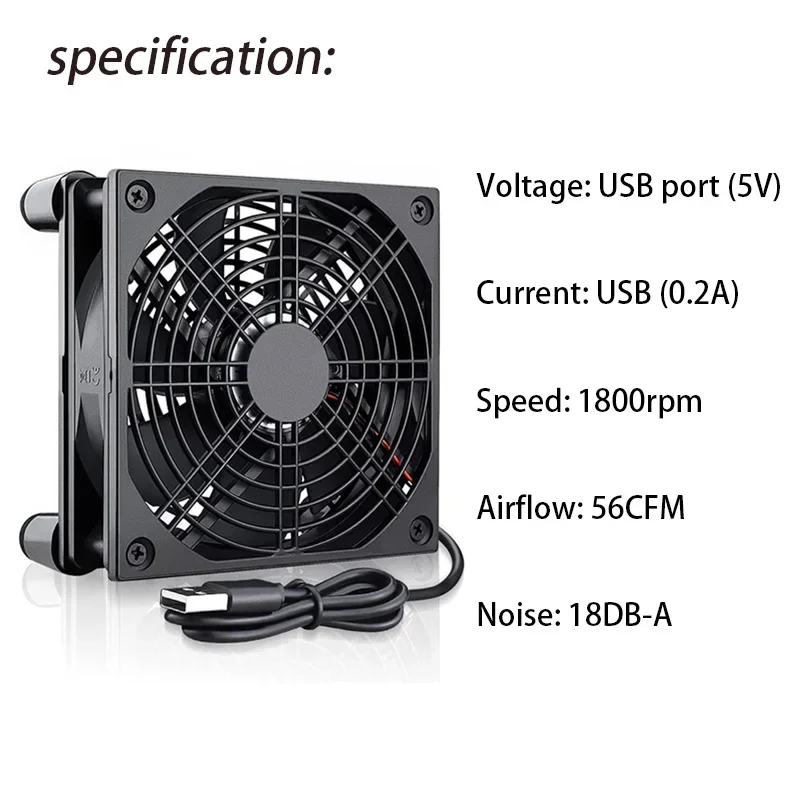 Router Cooling Fan High Airflo - огляд і ціна Diy Electronics Box