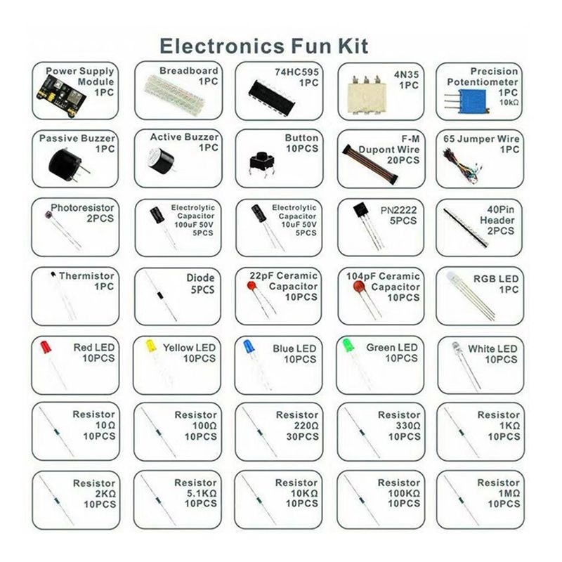 T23C MB-102 DIY Project Starte - огляд і ціна Diy Electronics Components Kit