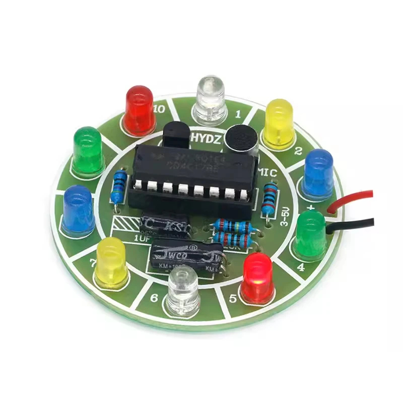 CD4017 Colorful Voice Control  - огляд і ціна Diy Electronics Lab
