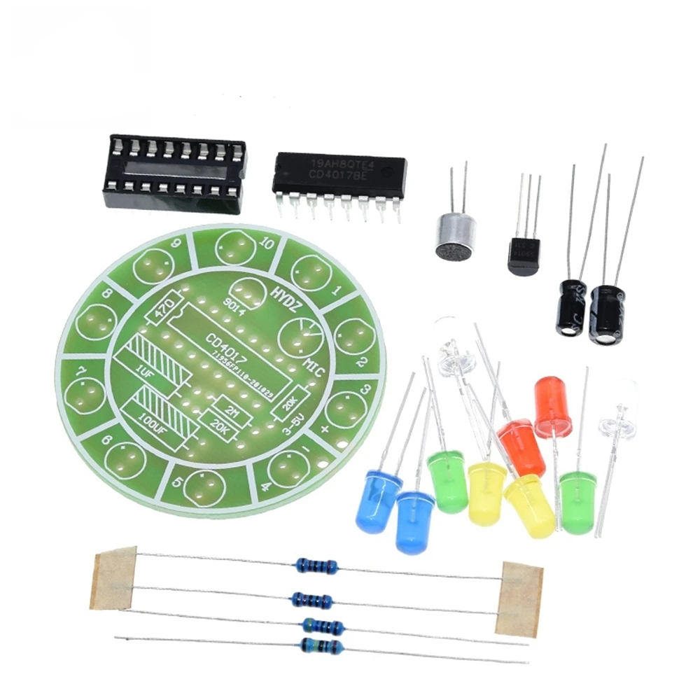 CD4017 Colorful Voice Control  - огляд і ціна Diy Electronics Lab