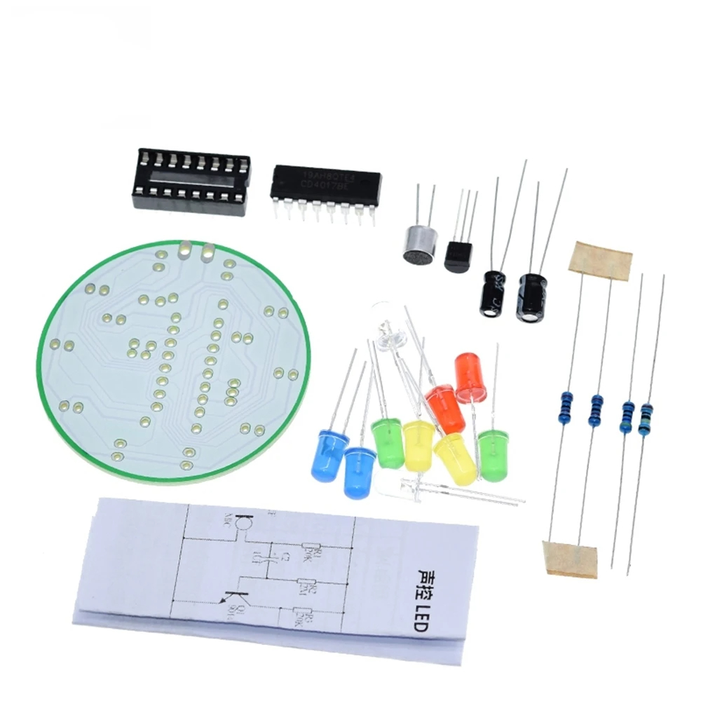 CD4017 Colorful Voice Control  - огляд і ціна Diy Electronics Lab