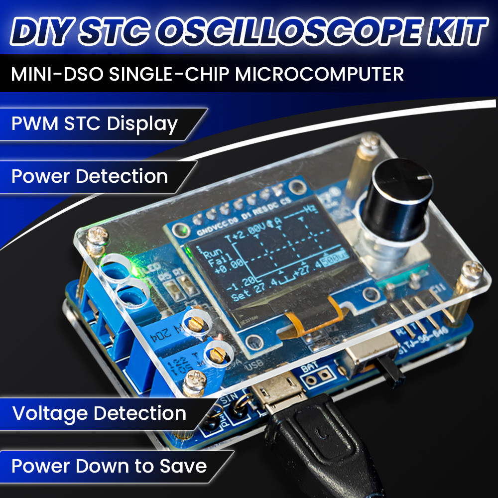 DIY Mini Digital Oscilloscope  - огляд і ціна Oscilloscope Dso Mini