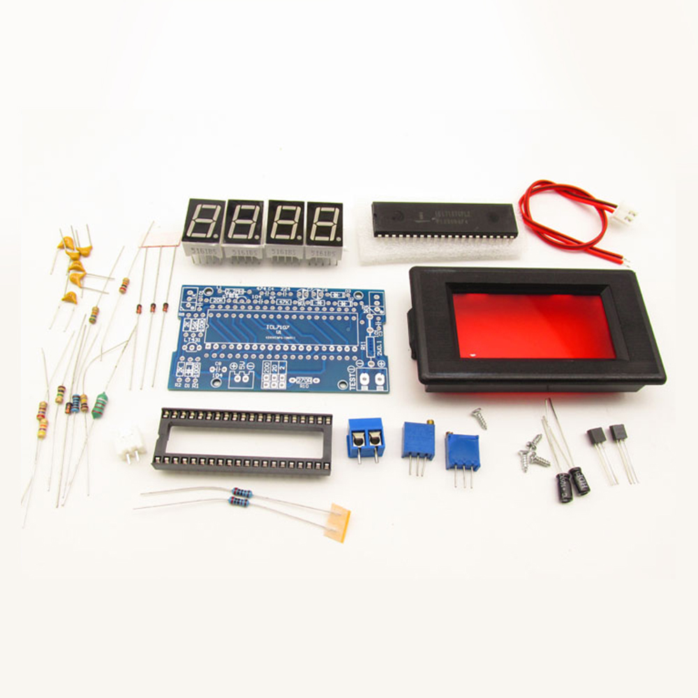 ICL7107 Voltmeter DIY Kit Part - огляд і ціна Diy Electronics Learning Kit