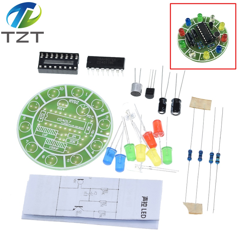TZT 1/3PCS CD4017 colorful voi - огляд і ціна Diy Electronics Lab