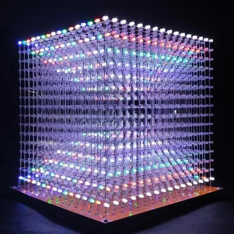 3 D16mini Light Cube Kit 16x16 - огляд і ціна Diy For Electronics