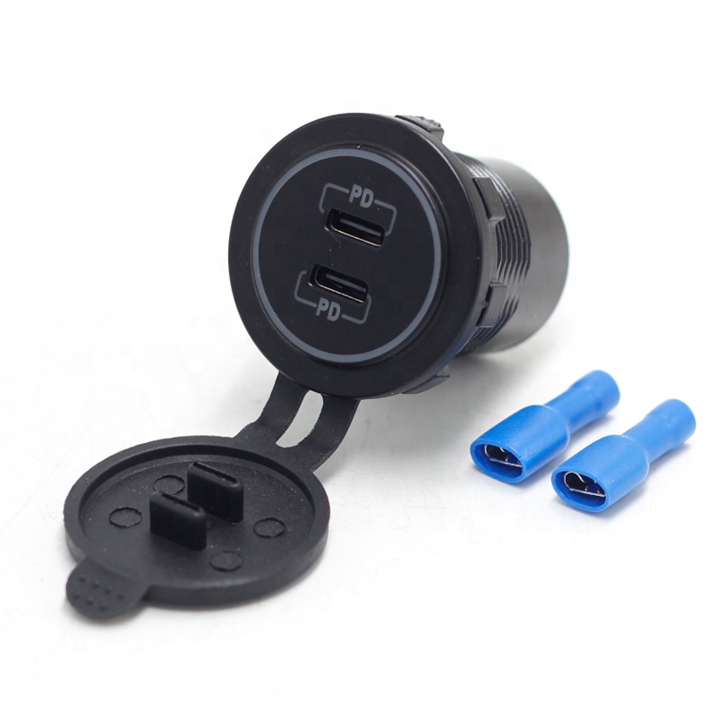 12V USB C Car Chargers Socket  - огляд і ціна Diy Marine Electronics