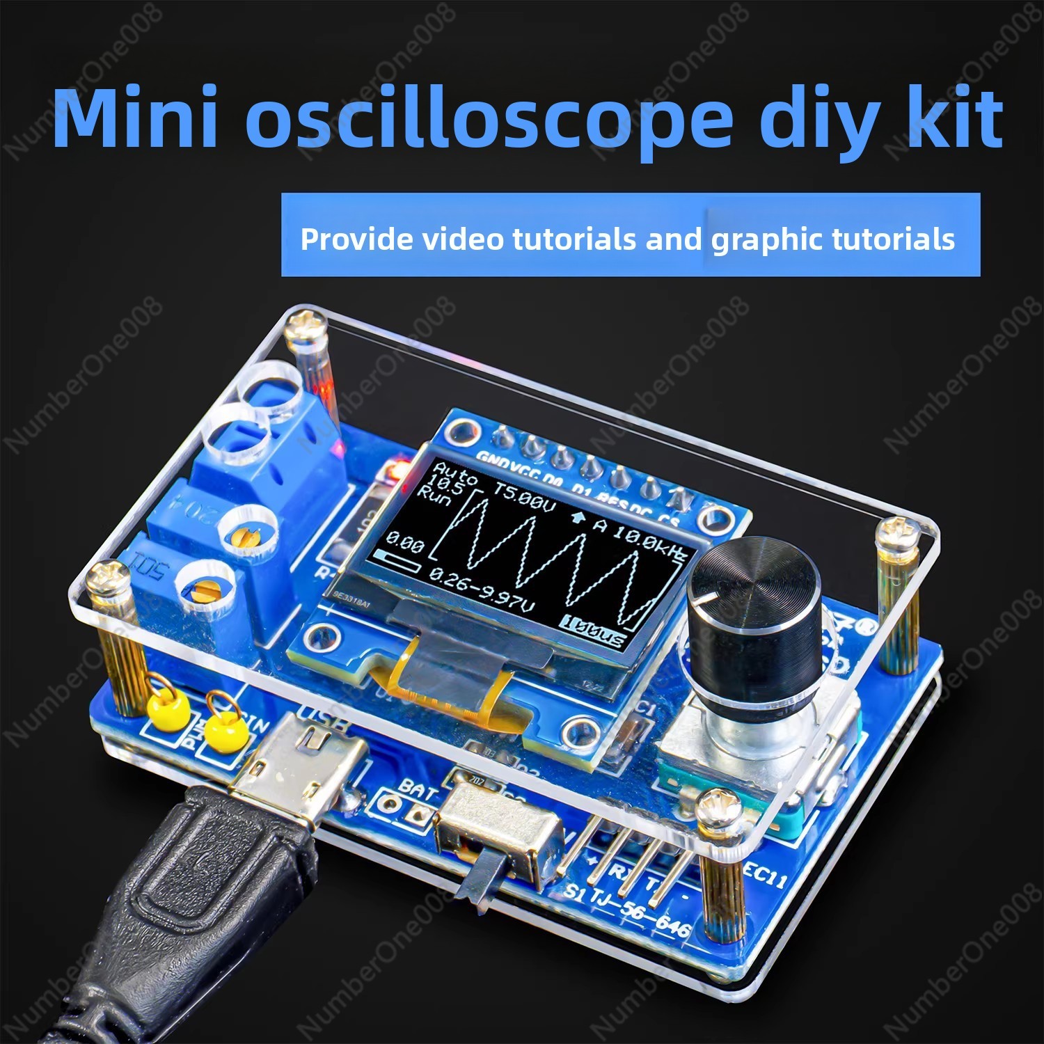 TJ-56-646 Mini DSO Oscilloscop - огляд і ціна Oscilloscope Dso Mini