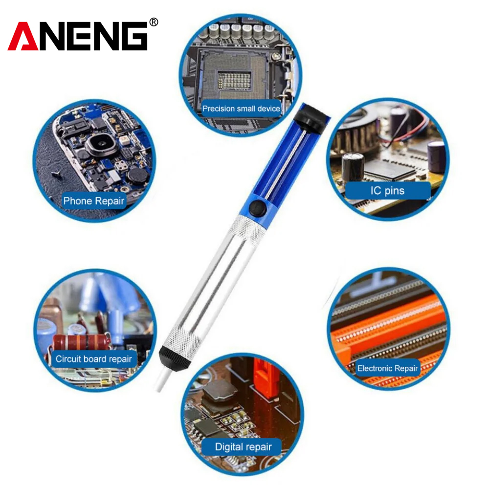 ANENG Desoldering Pump Iron De - огляд і ціна Diy Electronics Lab