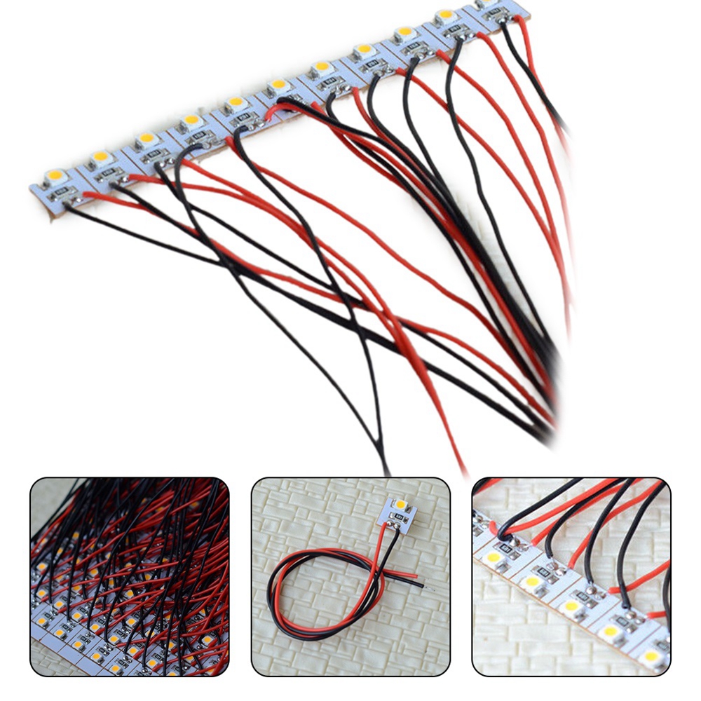 5/10/20pcs 3528 SMD Lamp Wired - огляд і ціна Smd Solder Paste