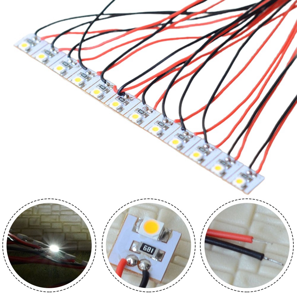 5/10/20pcs 3528 SMD Lamp Wired - огляд і ціна Smd Solder Paste