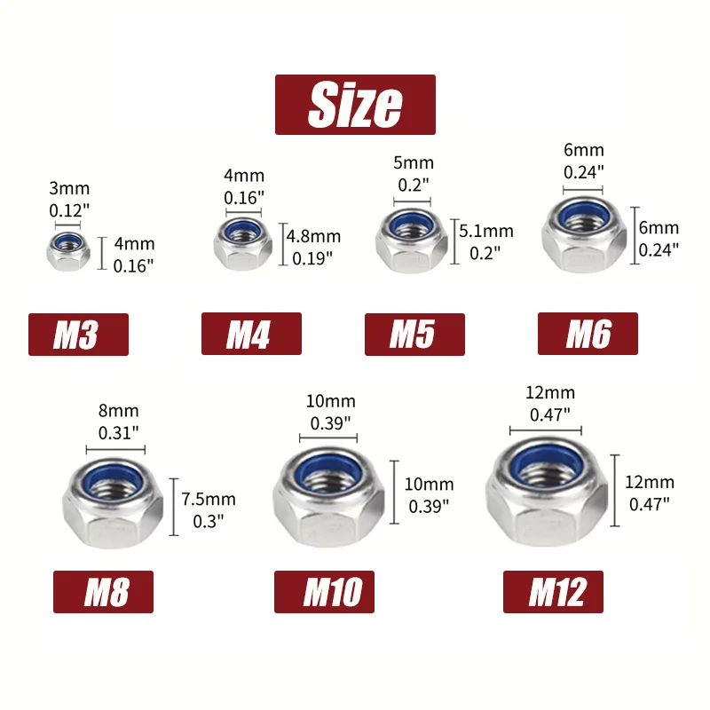 40-220 Pieces of Nylon Lock Nu - огляд і ціна Diy Electronics India