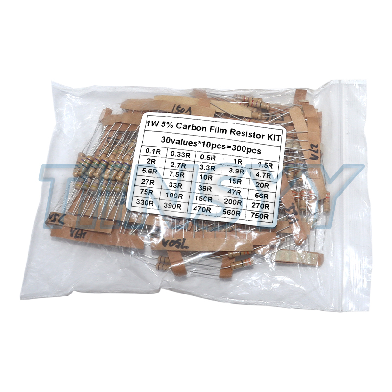 300PCS Resistor Kit 1W 5% Carb - огляд і ціна Diy Electronics Components Kit