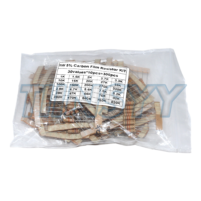 300PCS Resistor Kit 1W 5% Carb - огляд і ціна Diy Electronics Components Kit