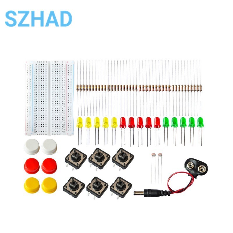 1set Portable Kit Resistor Jum - огляд і ціна Breadboard Jumper Wire