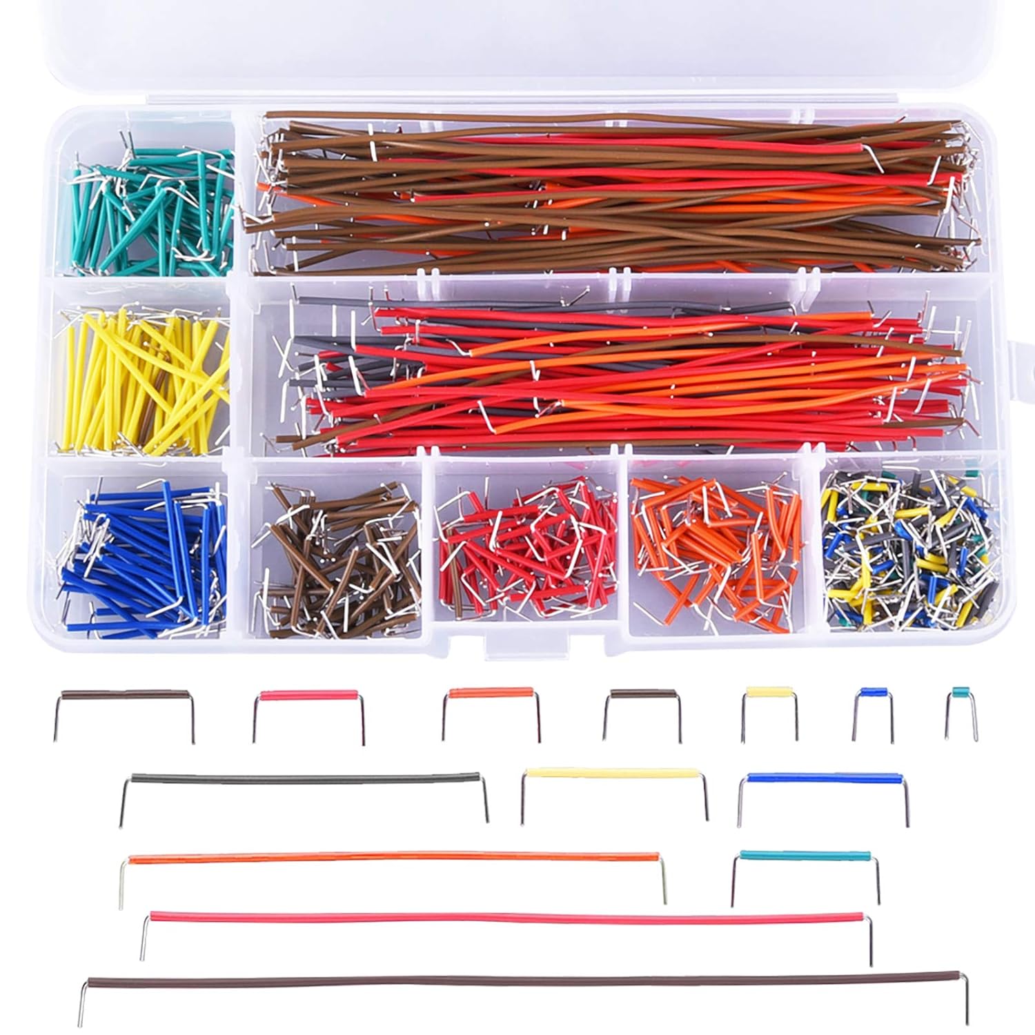 560 Pieces Jumper Wire Kit 14  - огляд і ціна Diy Electronics Breadboard