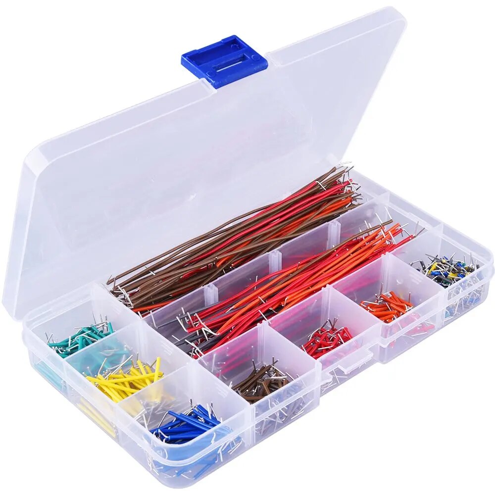 560 Pieces Jumper Wire Kit 14  - огляд і ціна Diy Electronics Breadboard