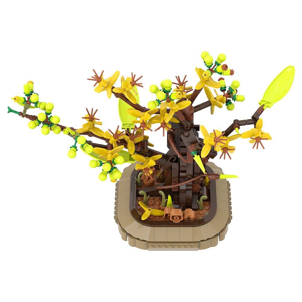 Gobricks MOC Apricot Bonsai Bu - огляд і ціна Diy Electronics Gifts