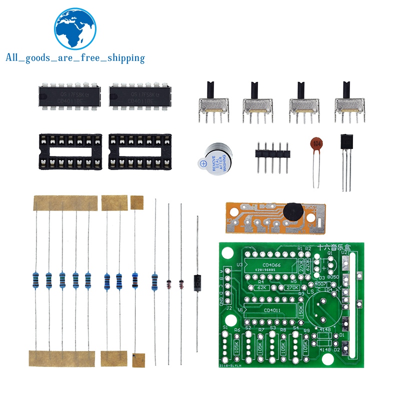 16 Music Sound Box BOX-16 Boar - огляд і ціна Diy Electronics Learning Kit