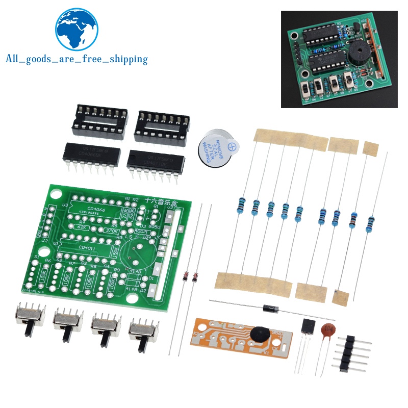 16 Music Sound Box BOX-16 Boar - огляд і ціна Diy Electronics Learning Kit